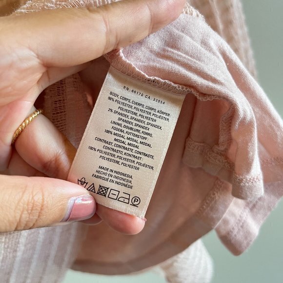 Anthropologie Meadow Rue Allyson Peach Textured Square Neck Blouse Size XS - Picture 6 of 8